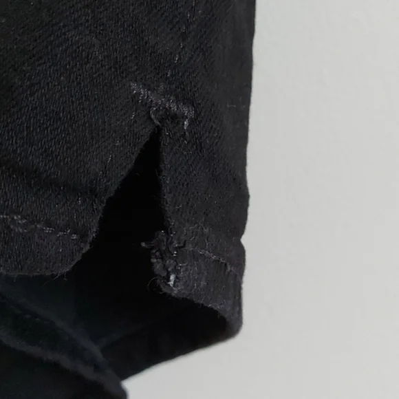 NWOT BDG Jean Pin Up Super High‎ Rise Black Shorts.  Size 25 - Picture 5 of 10